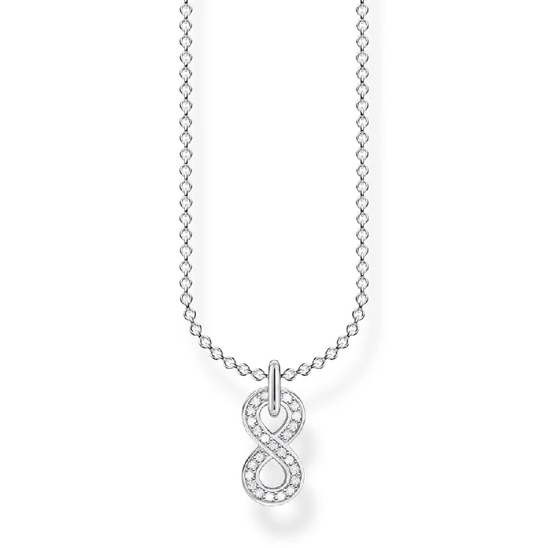 modern hexagon stud earrings Sterling Silver Thomas Sabo Charm Club Infinity Necklace 38-45cm modern hexagon stud earrings Sterling Silver Thomas Sabo Charm Club Infinity Necklace 38-45cm