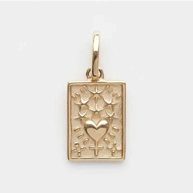 gold wedding band for men The Empress Tarot Card Charm