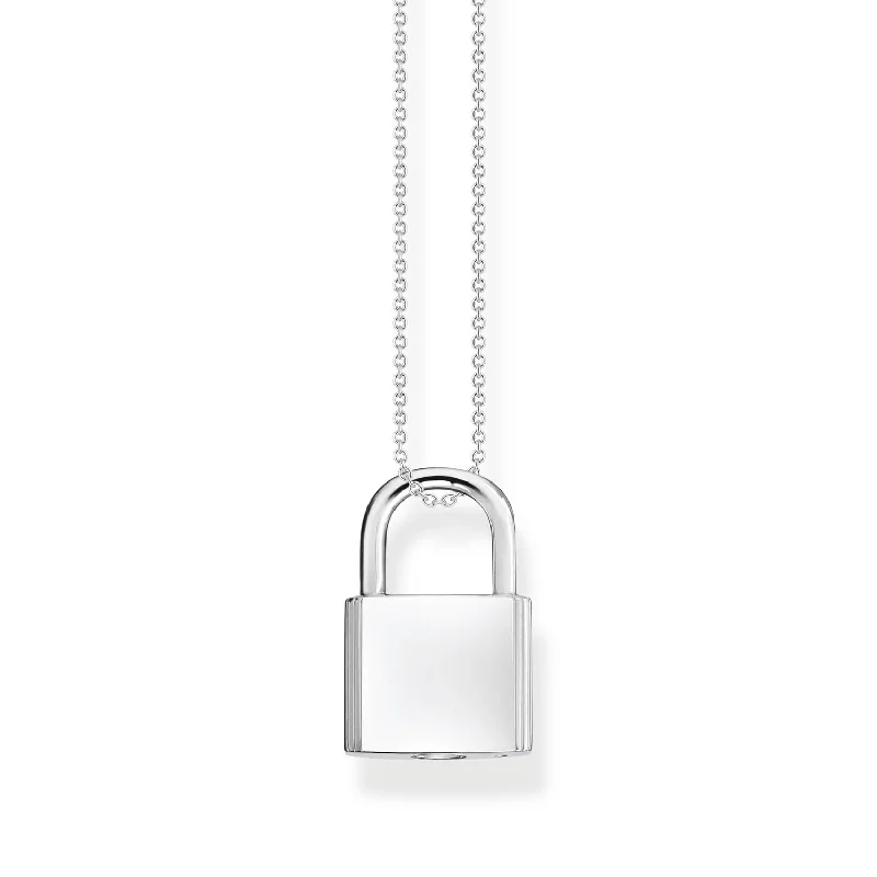 celestial astrology sign ring Thomas Sabo Engrav Sterling Silver Padlock on 40-45cm Chain celestial astrology sign ring Thomas Sabo Engrav Sterling Silver Padlock on 40-45cm Chain