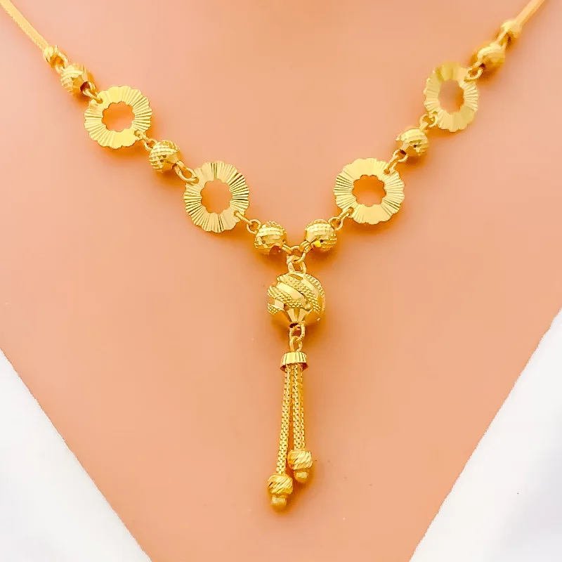 gemstone cluster earrings silver Trendy Dangling Orb 22k Gold Necklace