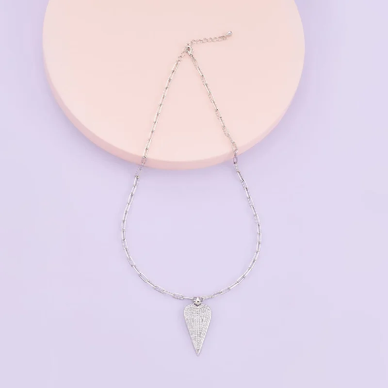 minimalist silver stacking bangles Trendy Necklace 149275