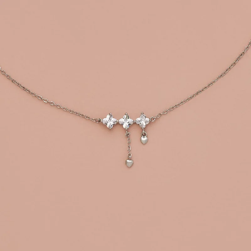 gold moonstone cocktail ring Trendy Necklace 171261