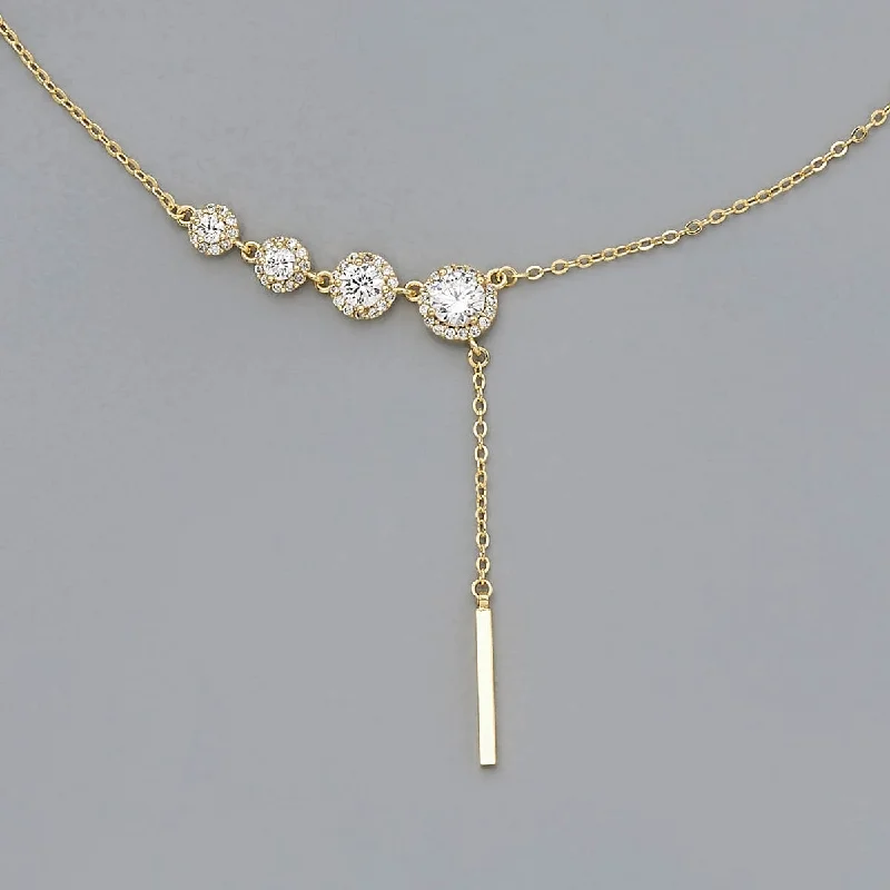 gemstone teardrop earrings Trendy Necklace 171264