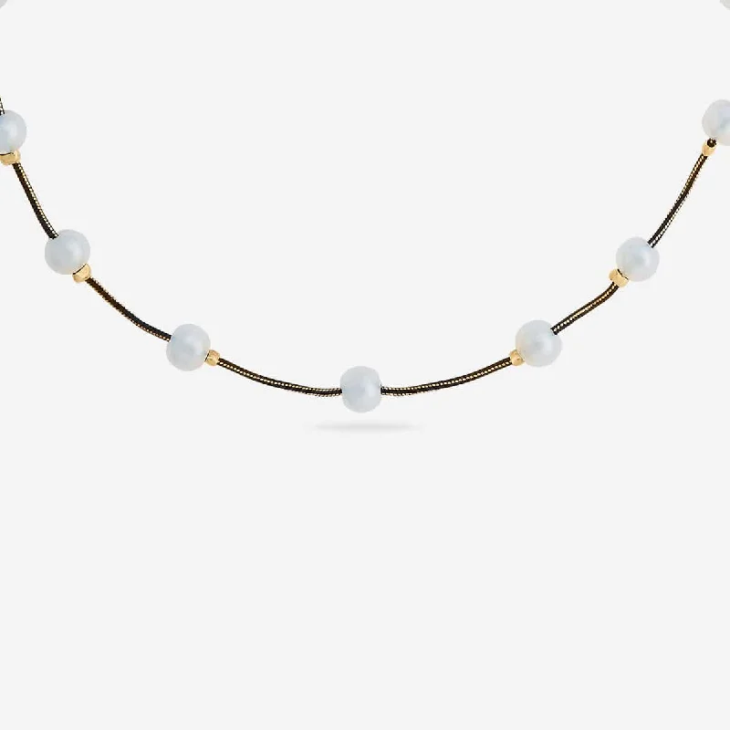 ethical lab-grown diamond ring Trendy Pearl Necklace 174162