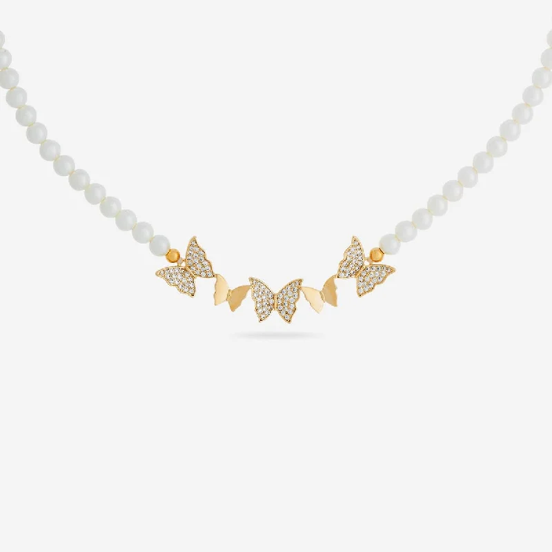 birthstone necklace for mom Trendy Pearl Necklace 174168
