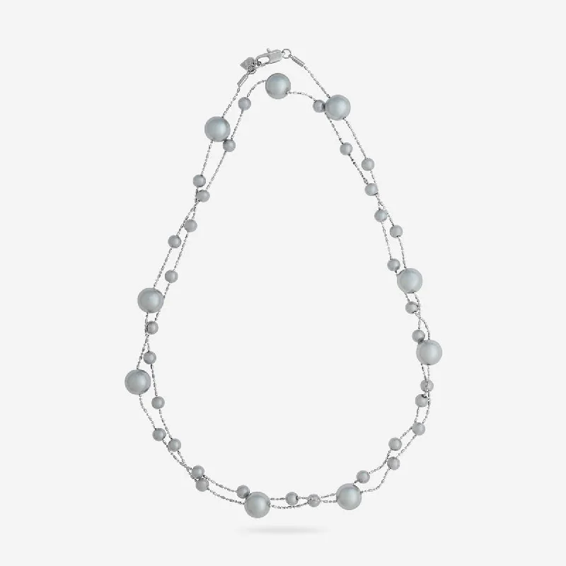 dainty heart charm necklace Trendy Pearl Necklace 174358