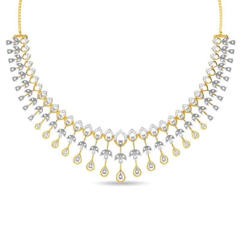 tiny diamond cross necklace Trisha Necklace