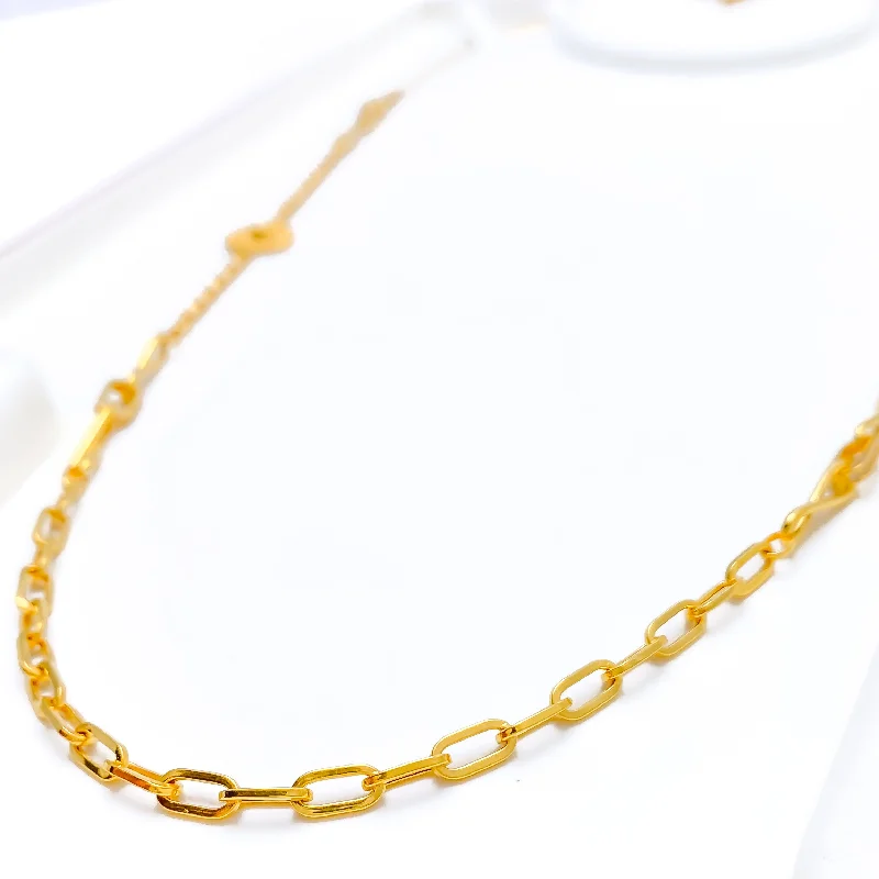 gold charm bracelet with initials Versatile Glamorous 21k Gold CZ Long Necklace