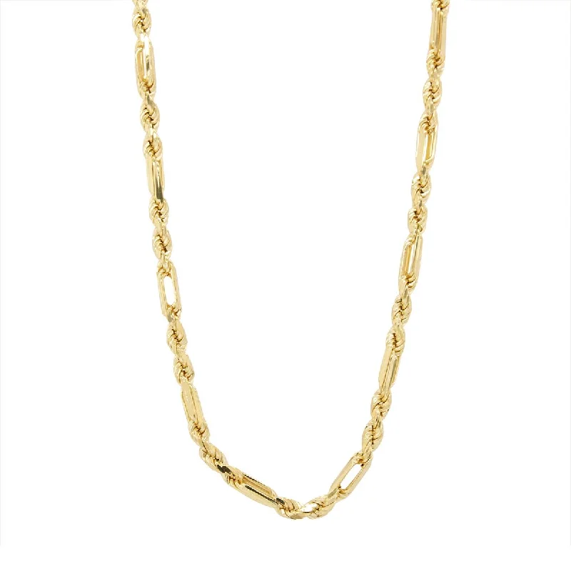 celestial crescent moon bracelet YELLOW GOLD FIGAROPE CHAIN NECKLACE