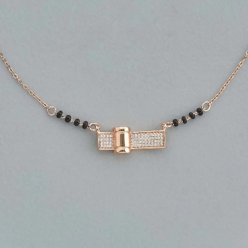 vintage diamond drop necklace Zircon Mangalsutra 170708