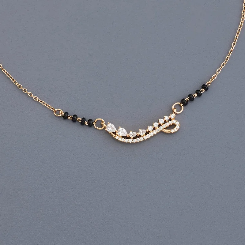 classic pearl choker necklace Zircon Mangalsutra 172987