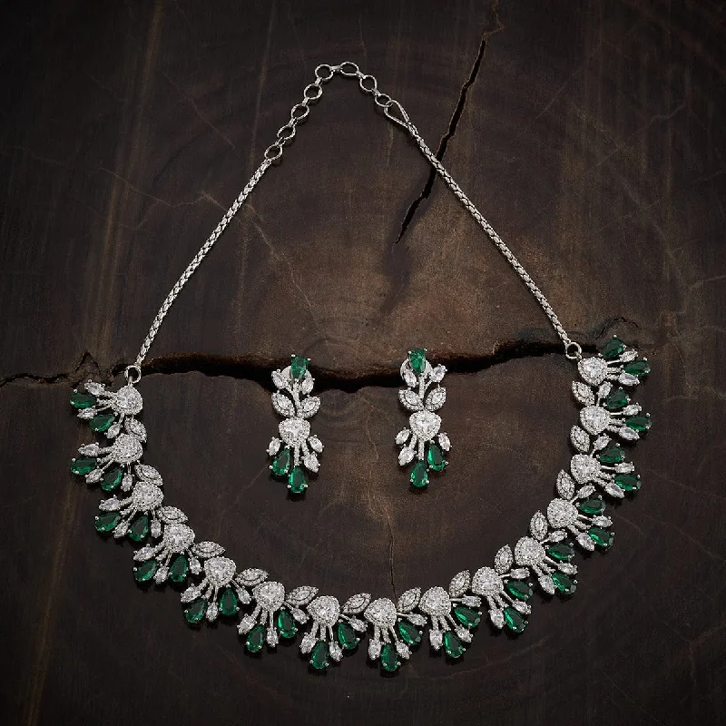 celestial star cluster earrings Zircon Necklace 163784