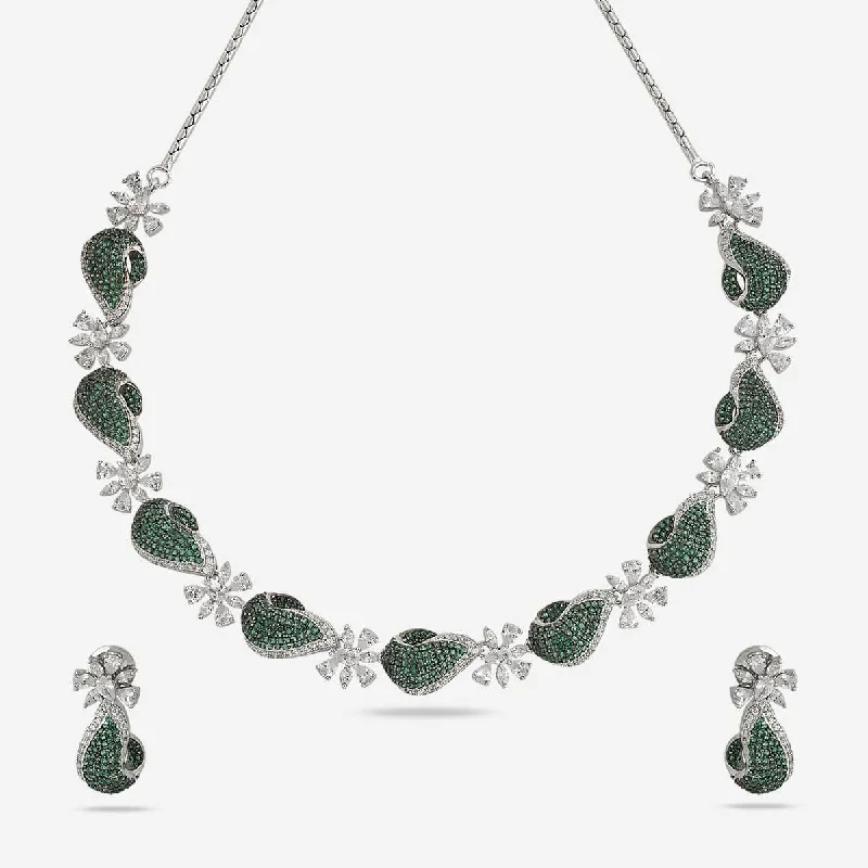 sterling silver toe ring set Zircon Necklace 169361